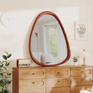 Wooden Framed Vanity Mirror